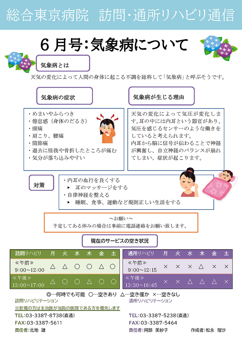 訪問・通所リハビリ通信2024年5月